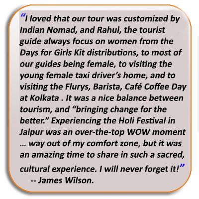 Indian Nomad Happy clients