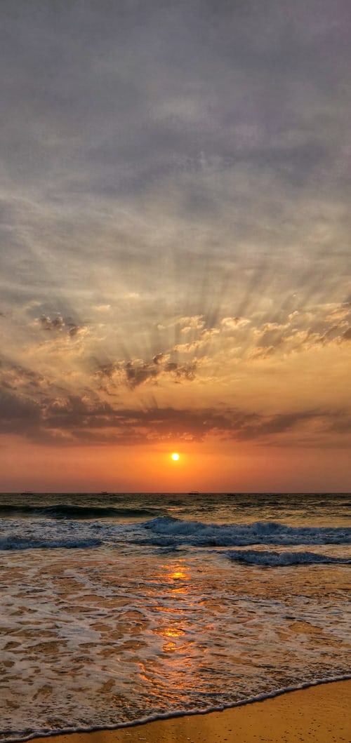sunset of goa